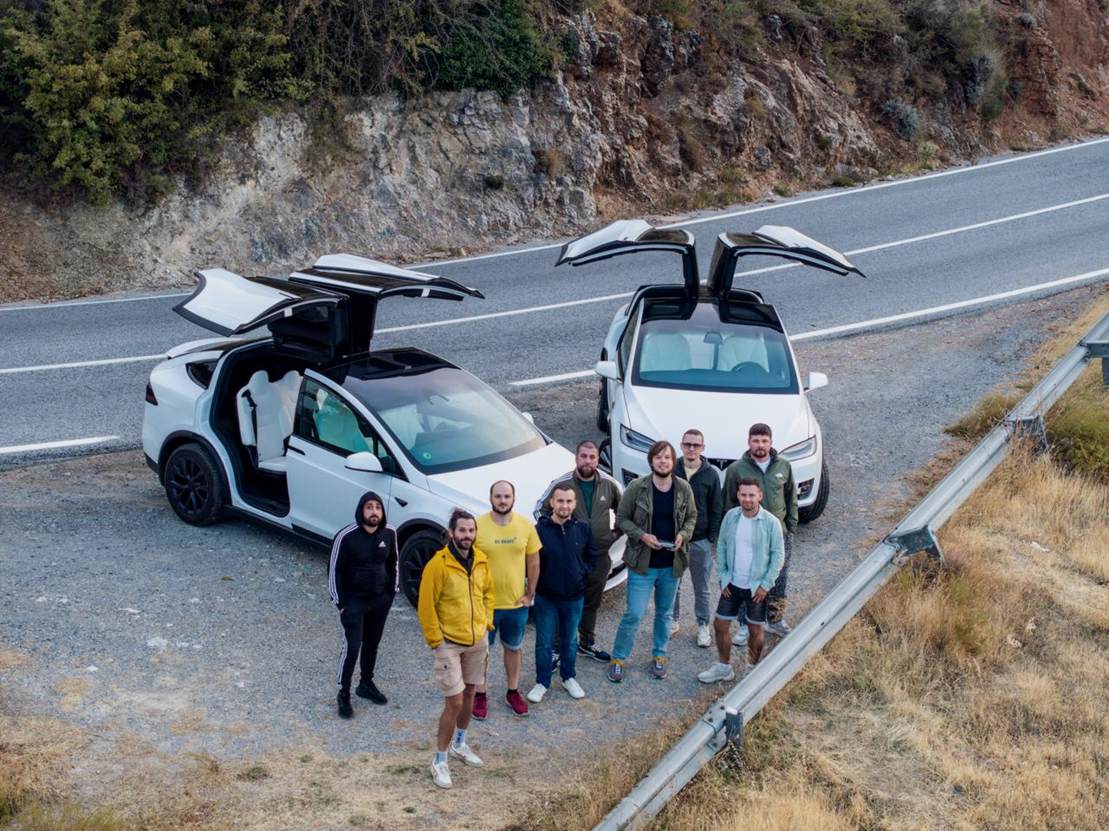 Glaive team on location